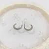 Nuevos Pendientes de Acero de Titanio de Moda a Precio Especial para Mujer Diseño Minimalista Exquisitos Pendientes Personalizados de Alta Calidad con Conservación del Color Pendientes de Diamantes Completos