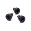 Tornillos torx internos de cabeza plana niquelados en negro, pernos torx internos de cabeza plana-redonda, tornillos para muebles torx internos de cabeza plana negros