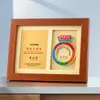 Medalha Feita Sob Medida Madeira Maciça Marca Autorizada Agente Franquia Placa de Madeira Suporte de Madeira Medalha de Bronze Folha de Ouro Honra Lembrança