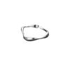 Anillo de plata de ley s925 con diseño de ondas, estilo coreano, simple, irregular, con apertura para hombres y mujeres, joyería de moda.