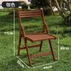 Silla plegable simple silla de oficina plegable respaldo silla de comedor silla para el hogar puesto de comida grande silla plegable de ocio para exteriores