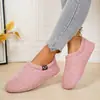 Nuevas zapatillas de algodón simples de venta caliente transfronteriza para mujer, engrosadas, ligeras, antideslizantes, cálidas zapatillas de dormitorio, venta al por mayor desde el fabricante