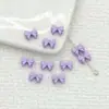 Lazo de Cinta con Lazo de Aleación y Perlas Agujereado Accesorios para Joyería DIY Material para Colgar Bolsas Pulsera
