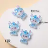 Transparente Dibujos Animados Animal Gato DIY Pegamento Cremoso Accesorios para Fundas de Teléfono Materiales Accesorios para el Cabello Hechos a Mano Accesorios de Resina Luminosos