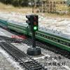 Accesorios de Escena de Pista Cueva Cruce Ferroviario Estación Bloqueo de Carretera Juguete para Niños Modelo de Tren Eléctrico Niño