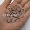 Hebilla de Triángulo Abierto Niquelada de Metal Anillo de Triángulo Negro de Metal Anillo de Triángulo Cerrado Accesorios de Joyería DIY