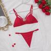 Europa e Estados Unidos novo sutiã sexy quente sexy set ultra-fino puro desejo de tentar Amazon comércio exterior fornecimento atacado