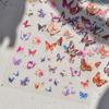 Sticker Tomoni Cooperación Guofeng-Wu Yi Pegatina Japonesa para Uñas Pegatina para Uñas Pegatina para Uñas Pegatina de Mariposa Rosa