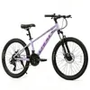 Bicicleta de Montaña con Cuadro de Acero al Carbono Zhejiang Lan Q 24/ 26 pulgadas Frenos de Disco para Hombres y Mujeres