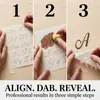 Fabricante Directo al Por Mayor En Stock Popular Transfronterizo Plantillas de Stencil de Plástico para Escribir Letras, Números y Símbolos