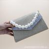 Bolsa de Jantar Transfronteiriça Bolsa de Mão Corrente de Pérola Diamante Bolsa Feminina Bolsa de Casamento Banquete Bolsa de Noite Bolsa de Casamento Elegante