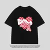 Camiseta de Manga Corta para Mujer Holgada Estilo Coreano Estilo Harajuku Nueva Estampado de Letras Camiseta de Estudiante Moda Femenina Ins