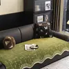 Cojín de Sofá de Chenilla de Color Sólido, Moderno Simple Antideslizante Lavable a Máquina, Manta de Sofá de Una Pieza Moderna Simple para Sala de Estar