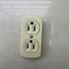 Comercio exterior directo de fábrica, cableado industrial doméstico transfronterizo, estándar americano, América del Sur, enchufe multifunción beige de seis orificios y seis orificios