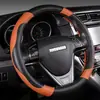 Nueva Cubierta de Volante de Coche con Patrón de Fibra de Carbono, Universal para Todas las Estaciones, Antideslizante, Resistente al Desgaste, Cubierta Elástica para Manillar de Coche Eléctrico