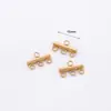 Colgante de Conexión Porosa de Acero Inoxidable, Varilla de Cierre Rápido, Conexión de Anillo de Soldadura, Collar, Hebilla de Pulsera, Accesorios para Joyería Hecha a Mano DIY