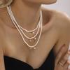 Sugar Love Zircon Pendant Light Luxo Moda Contas Clavícula Colar Aço Inoxidável Gargantilha Colar de Pescoço em estoque