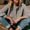 Novedad Otoño/Invierno 2026 Moda Casual Transfronteriza Europea Suéter de Punto Cardigan Color Sólido Manga Larga Cuello Redondo para Mujer