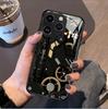 Funda para Teléfono Móvil Creativa Estilo Mecánico Adecuada para Iphone16Pro Funda de Cristal Apple 15Pm Cubierta Protectora Anti-Caídas para Hombre