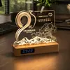 Presentes Empresariais de Aniversário Corporativo, Relógios Personalizados para Reuniões Anuais, Luminárias de Mesa em Acrílico, Lembrancinhas, Enfeites de Mesa Personalizados