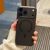Adequado para Iphone18Promax Névoa de Gelo Fosco Pele de PC-Sensação 17Ar Magnético Capa de Telefone Apple 16 Ultra-Fino Capa Dura