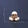 Figuras de pareja de calaveras de Halloween transfronterizas nuevas, lindas mini decoraciones, accesorios para manualidades, paisaje en miniatura, pequeños adornos de escritorio