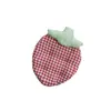 Posavasos de fresa estilo coreano inspirados en Instagram, posavasos lindos de tela resistentes al calor, decoración de escritorio femenina, tapetes anti-quemaduras al por mayor