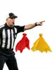 Bandeira Amarela Pequena Futebol Americano Jogo Esportivo Árbitro Adereços Bandeira de Pênalti de Futebol Adereços de Lançamento Bandeira de Árbitro de Pênalti