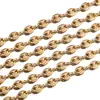 Colar de Corrente de Aço Inoxidável Pulseira de Corrente Nariz de Porco Hip Hop Joias DIY Acessórios para Fazer à Mão Venda por Atacado em Massa