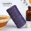 Hilo de algodón hueco de hebra redonda de seda dorada 2 mm de grosor medio algodón y lino tejido a mano ganchillo DIY material de envoltorio para hilo secundario hilo