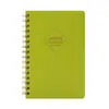 Cuaderno Personalizado A5 Espiral Circular Estilo Simple Cuaderno Diario Cuaderno de Registro de Estudio Libro Mayor Manual Se Puede Agregar con Logo