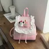 Bolsa de mão feminina estilo coreano 2026 novo design de nicho mochila simples moderna personalizada