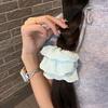 Simple y Fresco Encaje Floral Lindo Cremoso Dulce Chica Estilo Coreano Goma para el Cabello Primavera/Verano Súper Hada Temperamento Nuevo Lazo para el Cabello