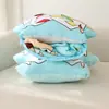 Almohada Manta para Dormir Infantil Periférica de Anime Paquete de Expresiones de Crayon Shin-Chan Almohada Manta Cojín Almohada Dos en Uno