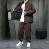 2024 inverno novo estilo chinês moda masculina algodão-acolchoado casaco terno chinês Tang terno quente algodão acolchoado casaco de veludo cotelê
