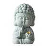 Inciensario Zen Tathagata de Piedra Arenisca Verde de Fábrica Línea Inciensario Fragante Decoración Zen de Escritorio para Salón de Té Estufa de Incienso Avanzada Soporte para Incienso