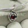 Pingente Panjia Dora de Cobre Branco Banhado a Prata Pingente de Dezembro Pingente Colorido Acessórios DIY com Contas Contas