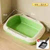 Caja de Arena para Gatos Transfronteriza Tamaño Extra Grande Totalmente Semicerrada Inodoro para Gatos Anti-Arena Trompeta Caja de Arena para Gatitos Suministros para Gatos