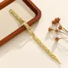 Pulsera Transfronteriza de Nuevo Producto Pulsera Dorada y Plateada para Hombres y Mujeres Pulsera de Oro de Arena de Vietnam Joyería de Tanque de Oro de Imitación 18K