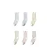 Calcetines sueltos para dormir, calcetines posparto, calcetines de algodón para primavera/verano, calcetines de rayas sin costuras, calcetines de media pantorrilla para mujer, calcetines largos antibacterianos