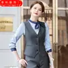 Traje chaleco moda femenina temperamento hotel Banco Telecom Unicom móvil sala de negocios ropa de trabajo chaleco profesional