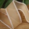 Cinta de gasa con borde de terciopelo y cebolla plateada para ropa, sombrero de paja, caja de regalo, decoración de flores, lazo, material para decoración del cabello