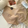 Calcinhas Femininas Sem Costura 7A Antibacterianas de Cintura Média, Alta Elasticidade Seda de Leite Seda de Gelo Roupa Íntima para Meninas, Tamanho Grande Atacado para Meninas