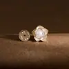 Broche Hebilla Mujer Trébol de Cuatro Hojas Corsage Botón de Pecho Accesorios de Pines sin Costuras Hebilla Hebilla Oculta Decoración Venta al por Mayor