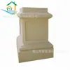 Los fabricantes de origen producen pilares de columna decorativos para hoteles de patio de diversas formas planas o talladas