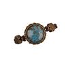 Pulseira de renda de liga vintage original com contas de neve e flores, joias de flores reais, naturais, cênicas, menina Mori, tecidas à mão