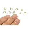 Brincos simples europeus e americanos DIY acessórios de latão anel de cobre sem costura brincos redondos feitos à mão moldura para clipe de orelha pingente