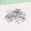 Acessórios de Gancho de Orelha de Aço Inoxidável Brincos Brincos com Contas Acessórios de Joias para Orelha Materiais Manuais DIY Venda Direta Atacado