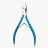 Tijeras para cutícula de manicura para eliminar padrastros de piel muerta Pinzas de acero inoxidable para ranura de uña Uña encarnada Tijeras oblicuas para uñas Herramientas para eliminar piel muerta
