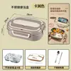 Lonchera Térmica de Acero Inoxidable Personalizada Lonchera de Grado Alimenticio para Estudiantes Trabajadores de Oficina Lonchera Calentable en Microondas